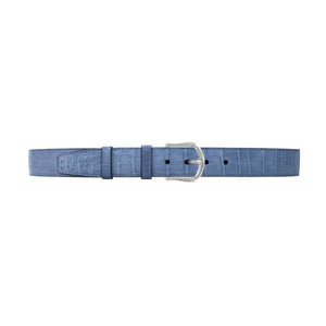 1 1/2" Arctic Classic Belt with Derby Cocktail Buckle in Polished Nickel