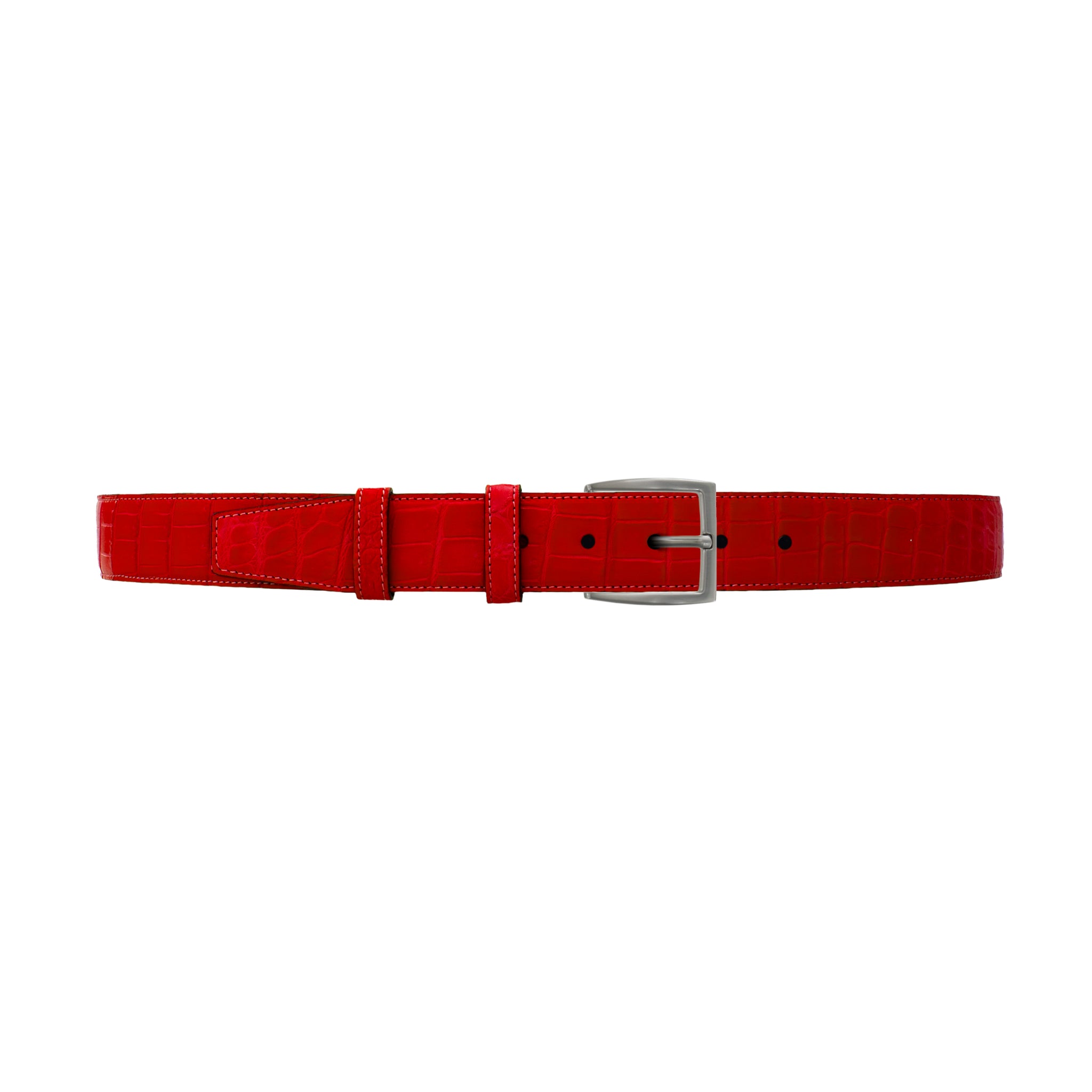 1 1/2" Candy Seasonal Belt with Winston Dress Buckle in Matt Nickel