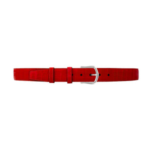 1 1/2" Candy Seasonal Belt with Derby Cocktail Buckle in Polished Nickel