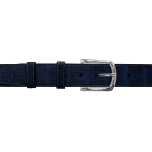 1 1/2" Midnight Classic Belt with Sutton Dress Buckle in Polished Nickel