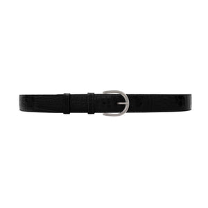 1 1/2" Raven Classic Belt with Denver Casual Buckle in Matt Nickel
