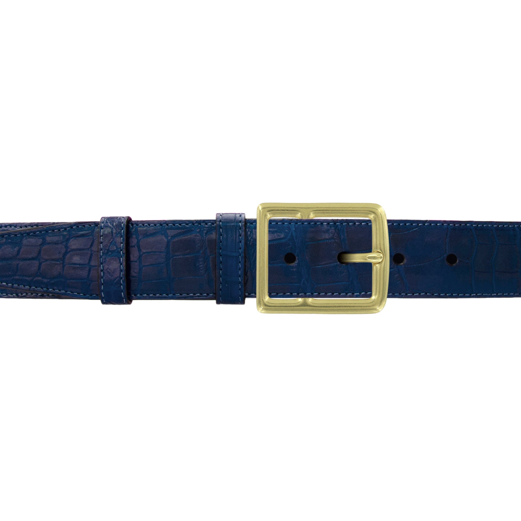 1 1/2" Royal Seasonal Belt with Crawford Casual Buckle in Brass