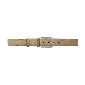 1 1/2" Sand Classic Belt with Crawford Casual Buckle in Polished Nickel