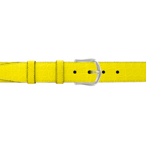 1 1/4" Canary Seasonal Belt with Derby Cocktail Buckle in Polished Nickel