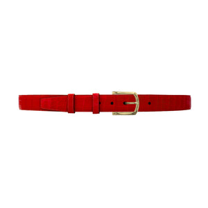 1 1/4" Candy Seasonal Belt with Sutton Dress Buckle in Brass