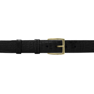 1 1/4" Raven Classic Belt with Winston Dress Buckle in Brass