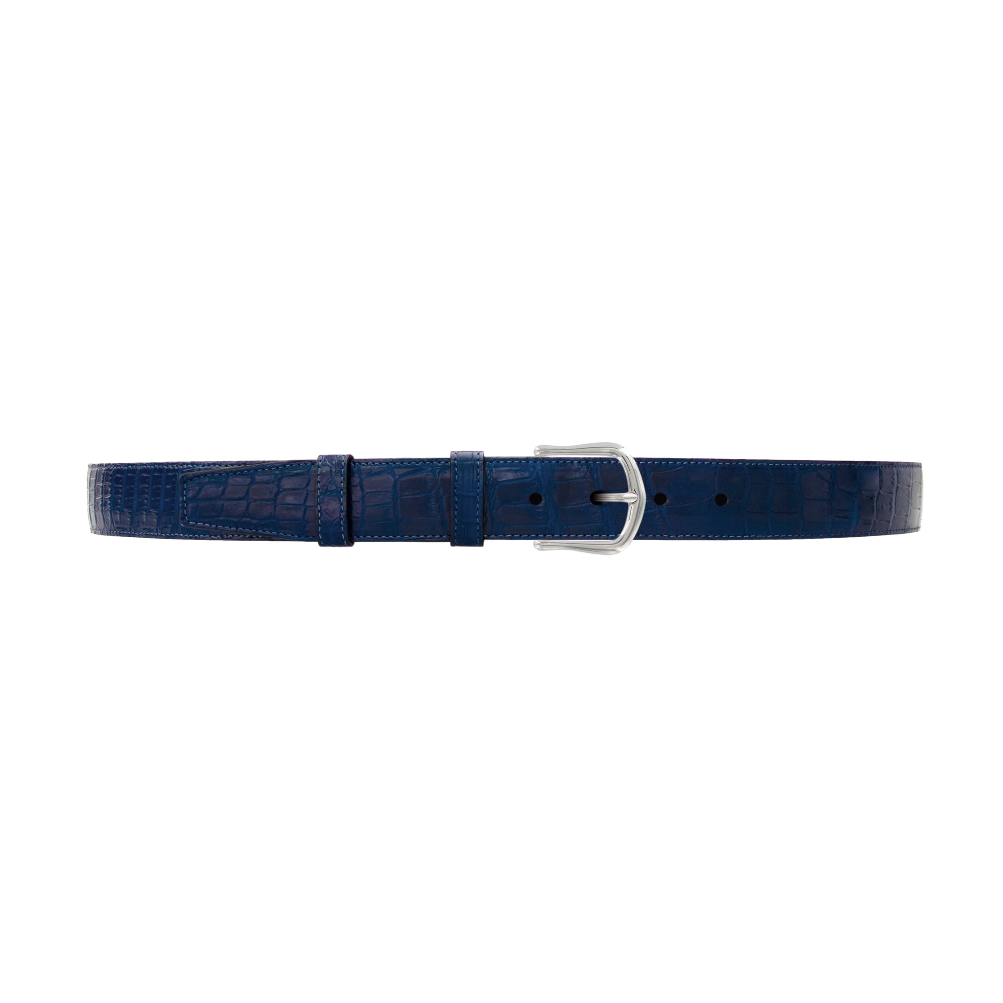 1 1/4" Royal Seasonal Belt with Derby Cocktail Buckle in Polished Nickel