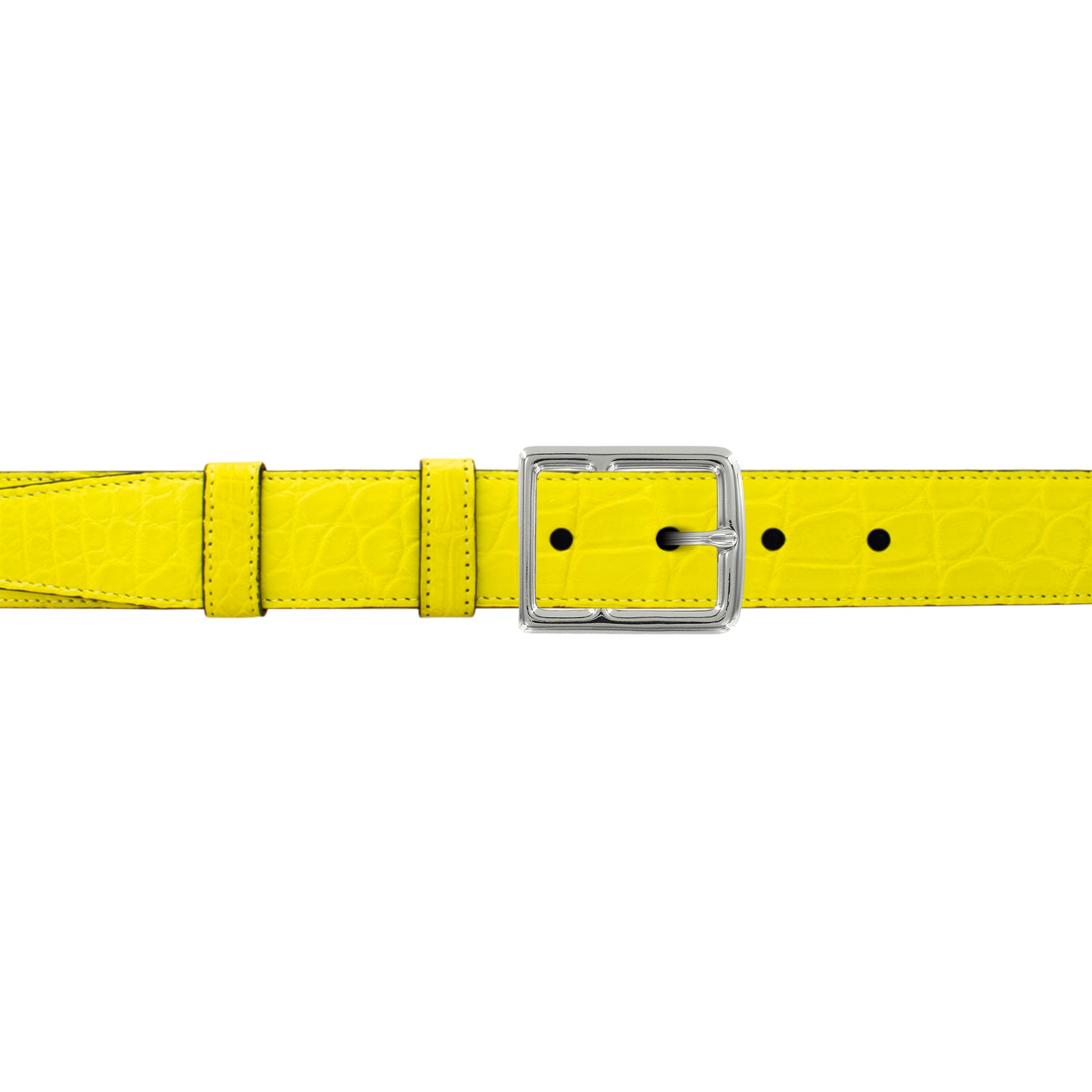 1" Canary Seasonal Belt with Crawford Casual Buckle in Polished Nickel