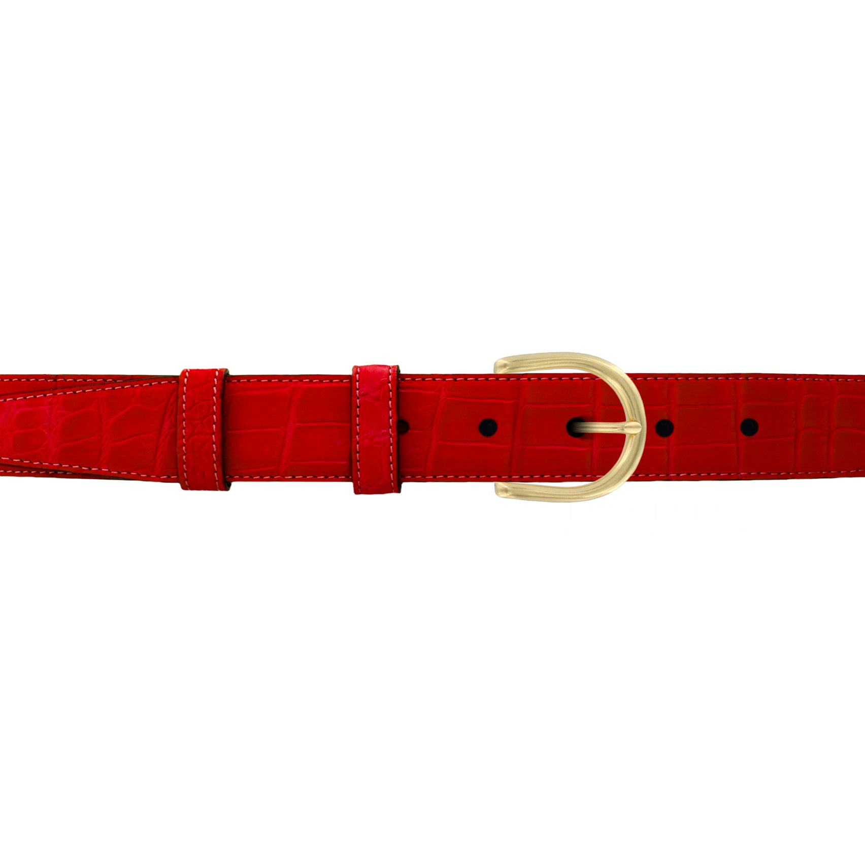 1" Candy Seasonal Belt with Denver Casual Buckle in Brass