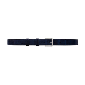 1" Midnight Classic Belt with Denver Casual Buckle in Polished Nickel