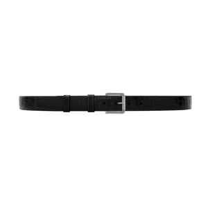 1" Raven Classic Belt with Austin Casual Buckle in Matt Nickel