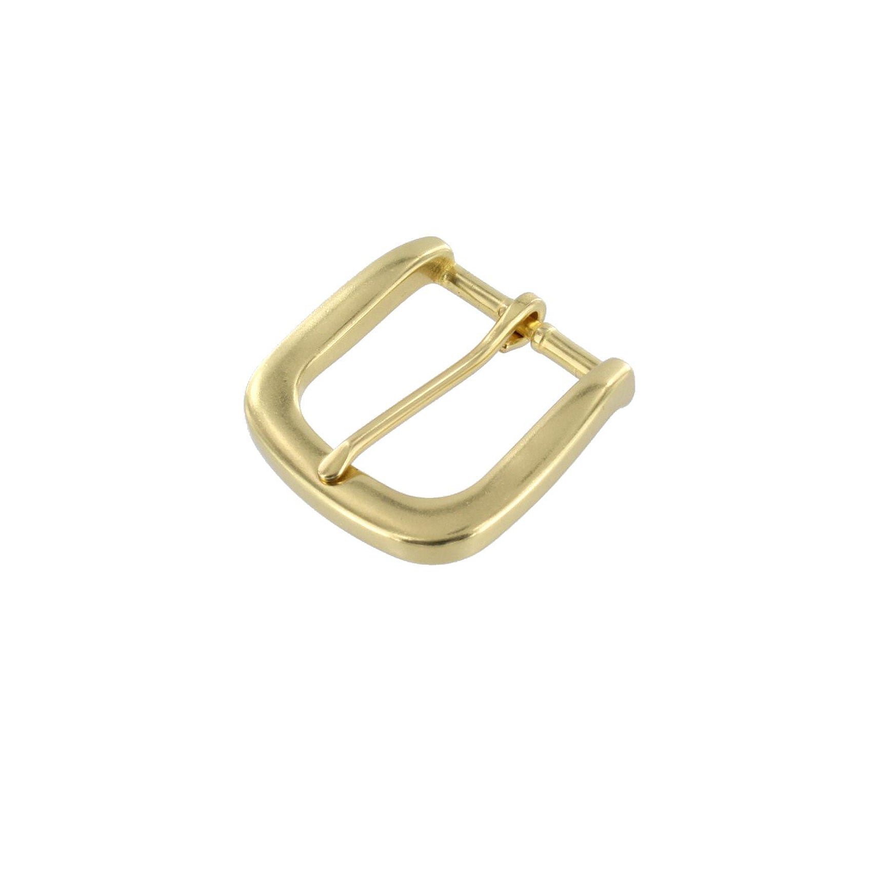 1 1/2" Garnet Seasonal Belt with Oxford Cocktail Buckle in Brass