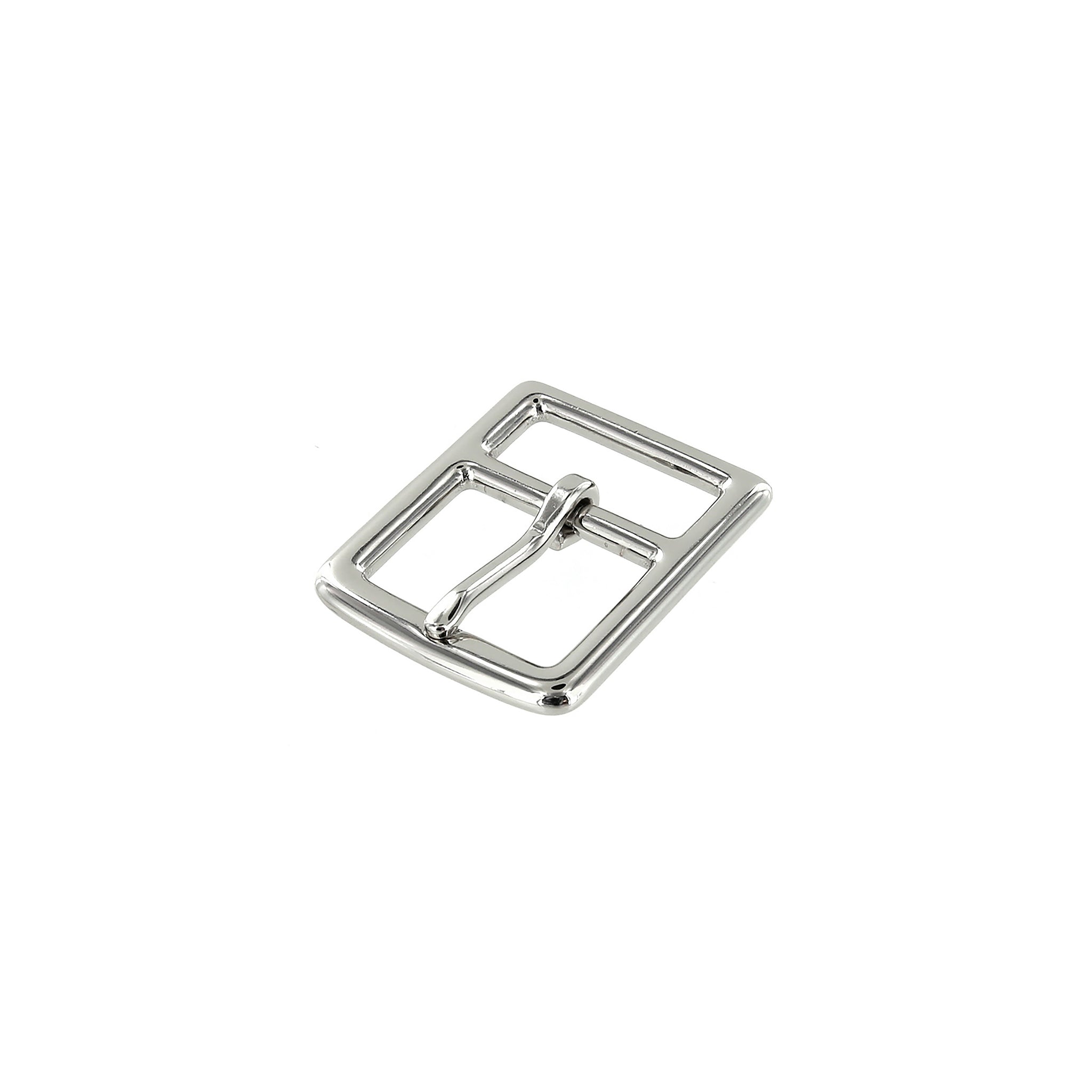 1 1/2" Charcoal Patina Belt with Crawford Casual Buckle in Polished Nickel