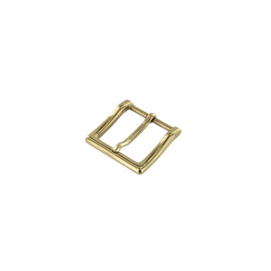 1 1/4" Canary Seasonal Belt with Regis Dress Buckle in Brass