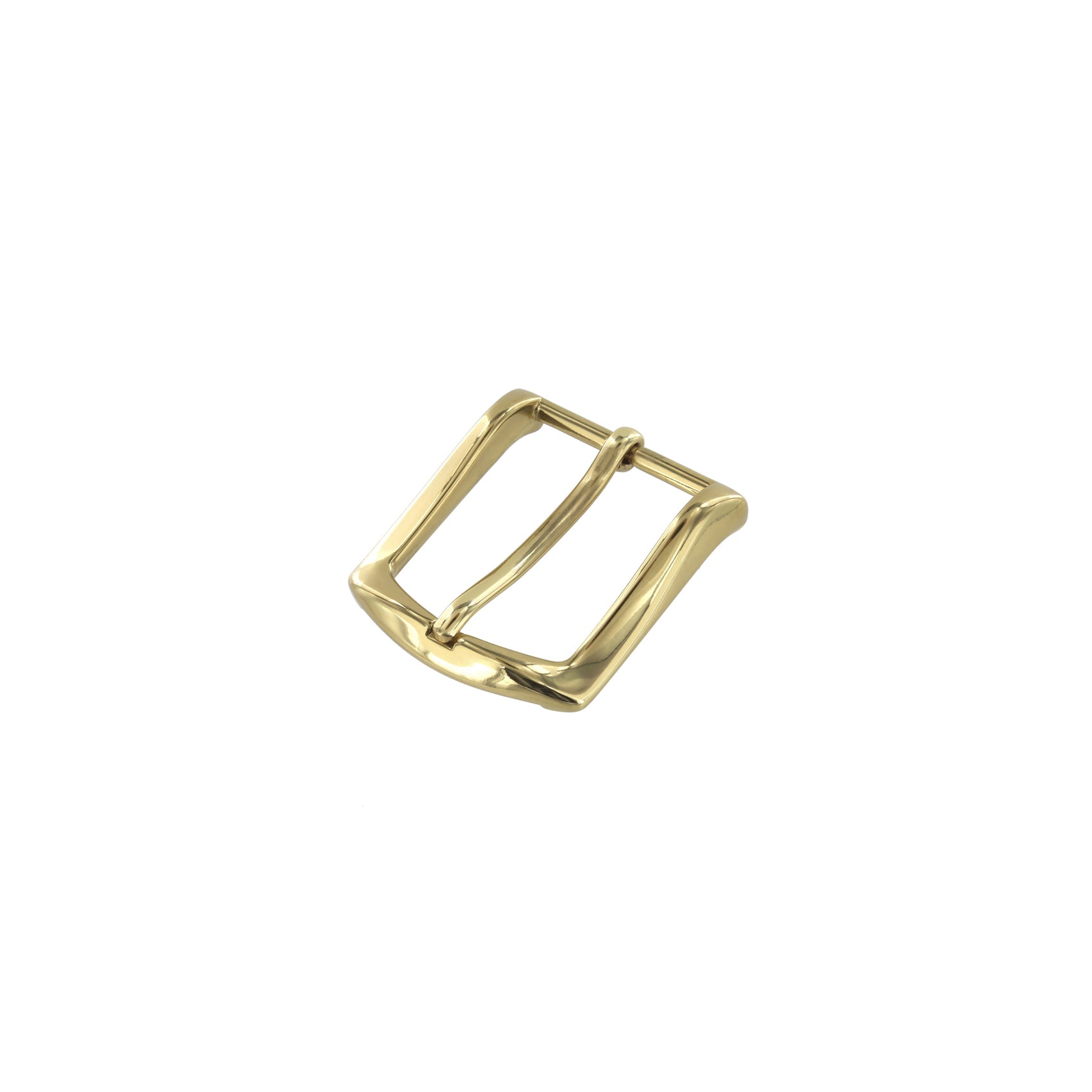 1 1/2" Dark Sand Classic Belt with Sutton Dress Buckle in Brass