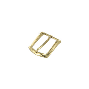 1 1/2" Dark Sand Classic Belt with Sutton Dress Buckle in Brass