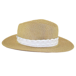 Crocodile Hat Band - White