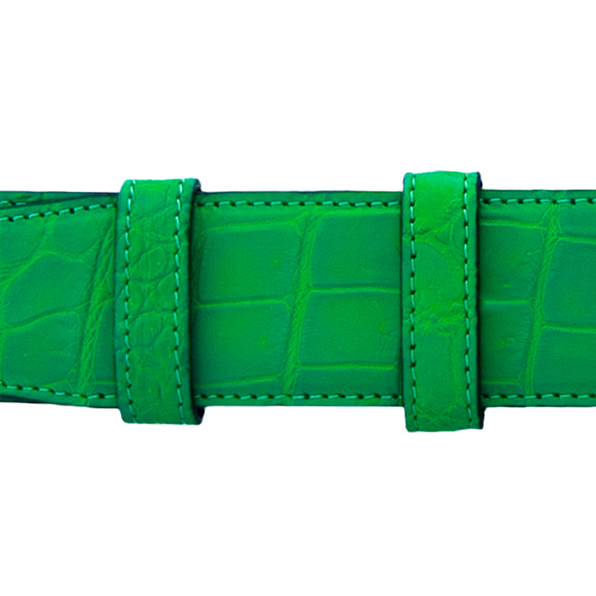 1 1/2" Fern Seasonal Belt with Winston Dress Buckle in Polished Nickel