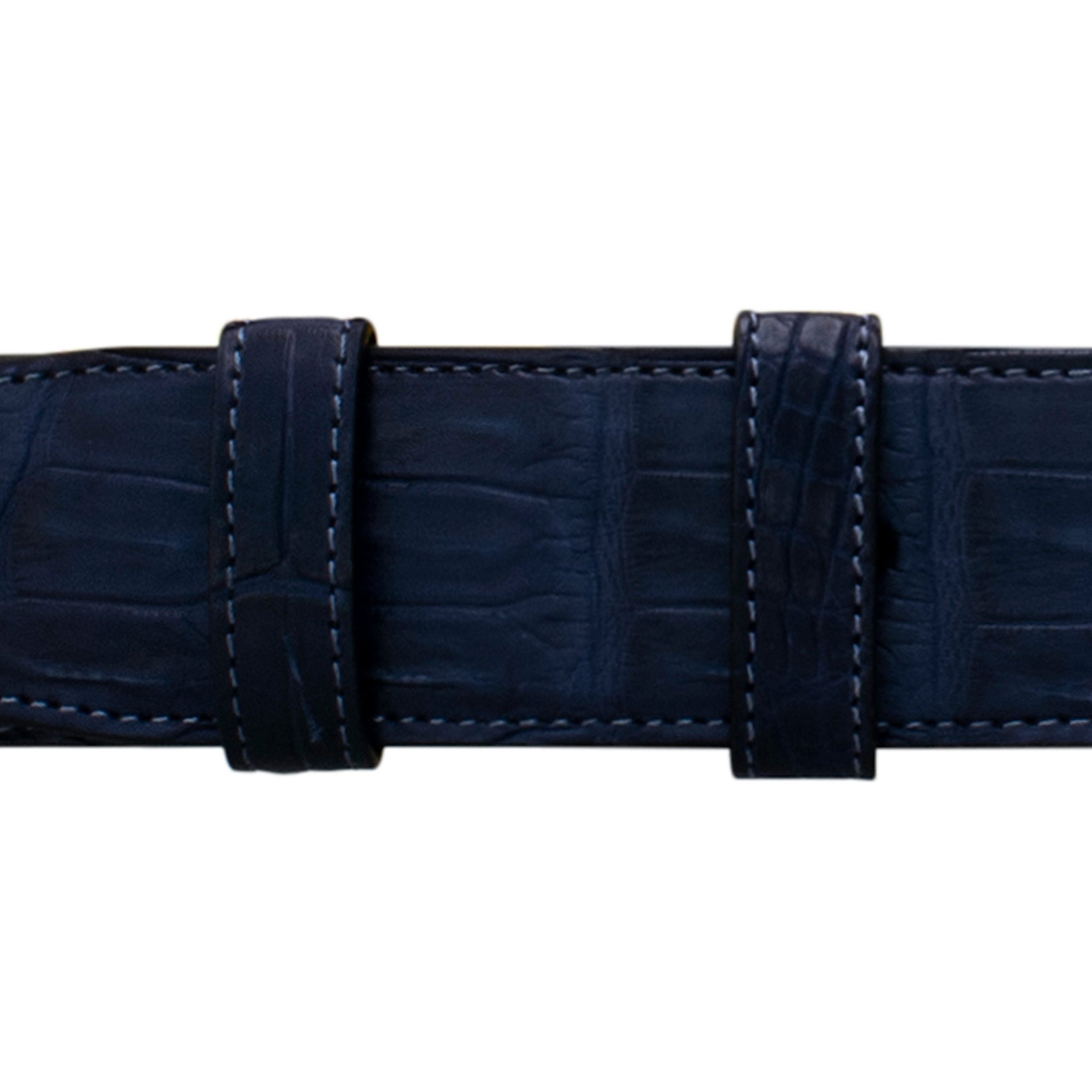 1" Midnight Classic Belt with Denver Casual Buckle in Polished Nickel