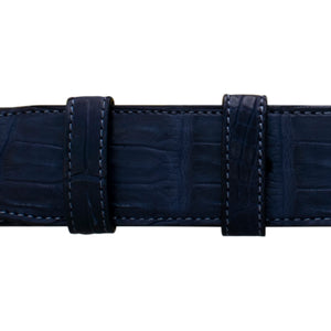 1" Midnight Classic Belt with Denver Casual Buckle in Polished Nickel